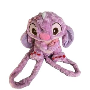 ANGEL Pink STITCH Cherry Blossom  PLUSH Purse BACKPACK Crossbody Bag UNBRANDED